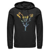 Men's Harry Potter Dragon Flame Silhouette  Adult Pull Over Hoodie