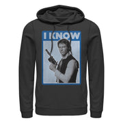 Women's Star Wars Han Solo Quote I Know  Adult Pull Over Hoodie