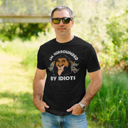 Men's Lion King Scar Surrounded by Idiots  Adult T-Shirt