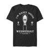 Men's Addams Family Wednesday Happy Ouija Board  Adult T-Shirt