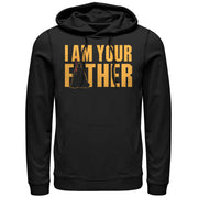 Men's Star Wars Father's Day Vader is Your Father  Adult Pull Over Hoodie