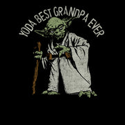 Men's Star Wars Yoda Best Grandpa Ever  Adult T-Shirt