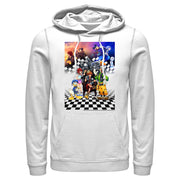 Men's Kingdom Hearts 1.5 Box Art  Adult Pull Over Hoodie