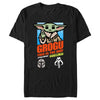 Men's Star Wars: The Mandalorian Grogu 8-Bit Poster  Adult T-Shirt