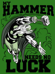 Men's Marvel St. Patrick's Day Thor My Hammer Needs No Luck  Adult Sweatshirt