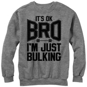 Men's CHIN UP Just Bulking  Adult Sweatshirt