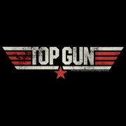 Men's Top Gun Distressed Movie Logo  Adult T-Shirt