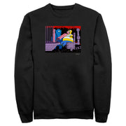 Men's The Simpsons Homer and the Devil  Adult Sweatshirt