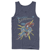 Men's Superman Electrified  Adult Tank Top