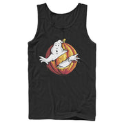 Men's Ghostbusters Halloween Pumpkin Logo  Adult Tank Top