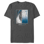 Men's Marvel: Moon Knight Split Face Duo  Adult T-Shirt