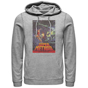 Men's Nintendo Super Metroid Japanese Cover Art  Adult Pull Over Hoodie