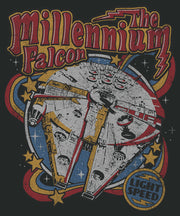 Men's Star Wars The Millennium Falcon Light Speed  Adult T-Shirt