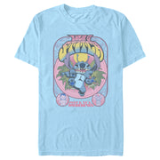 Men's Lilo & Stitch Ohana Groovy Stitch Poster  Adult T-Shirt