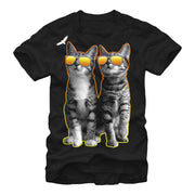 Men's Lost Gods Cool Cats in Sunglasses  Adult T-Shirt