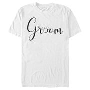 Men's Mickey & Friends Groom Silhouette  Adult T-Shirt