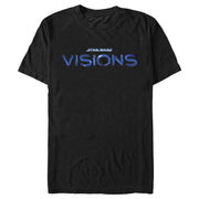 Men's Star Wars: Visions Blue Logo  Adult T-Shirt