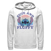 Men's Lilo & Stitch Cute and Fluffy  Adult Pull Over Hoodie