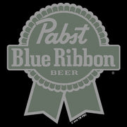 Men's Pabst Colorblind Ribbon Logo  Adult T-Shirt