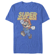 Men's Nintendo Mario Retro Jump  Adult T-Shirt