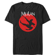 Men's Mulan Warrior Silhouette  Adult T-Shirt