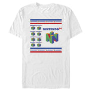 Men's Nintendo N64 Logo Scramble  Adult T-Shirt