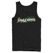 Men's Jungle Cruise Wish You Were Here Postcard Logo  Adult Tank Top