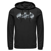 Men's Batman Steel Scars Logo  Adult Pull Over Hoodie