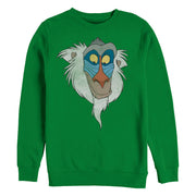 Men's Lion King Rafiki Face  Adult Sweatshirt