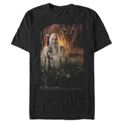 Men's The Lord of the Rings Fellowship of the Ring Evil Saruman  Adult T-Shirt