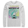 Men's Jaws 80s Colorful Wave  Adult Long Sleeve Shirt