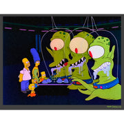 Men's The Simpsons Kang and Kodos  Adult Sweatshirt