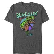 Men's Jurassic World Retro Rexcellent Dino  Adult T-Shirt