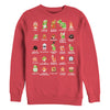 Men's Nintendo Super Mario Bros Character Guide  Adult Sweatshirt