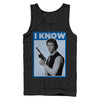 Men's Star Wars Han Solo Quote I Know  Adult Tank Top