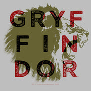 Men's Harry Potter Gryffindor Lion  Adult T-Shirt