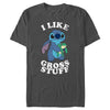 Men's Lilo & Stitch I Like Gross Stuff Stitch Distressed  Adult T-Shirt