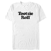 Men's Tootsie Roll Vintage Text Logo  Adult T-Shirt