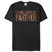 Men's Marvel Black Panther 2018 Bright Title  Adult T-Shirt