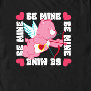 Men's Care Bears Valentine's Day Love-a-Lot Bear Be Mine  Adult T-Shirt