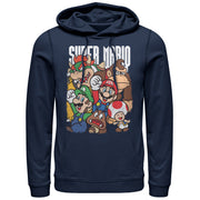 Men's Nintendo Super Mario Party  Adult Pull Over Hoodie