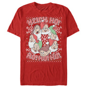 Men's Snow White and the Seven Dwarves Xmas Heigh Ho  Adult T-Shirt