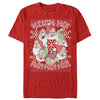 Men's Snow White and the Seven Dwarves Xmas Heigh Ho  Adult T-Shirt