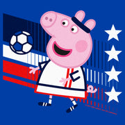 Men's Peppa Pig France Soccer  Adult T-Shirt