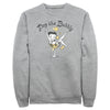 Men's Betty Boop New Year's Retro Pop the Bubbly  Adult Sweatshirt