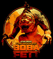 Men's Star Wars: The Book of Boba Fett Riding the Rancor  Adult T-Shirt