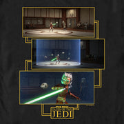 Men's Star Wars: Tales of the Jedi Ahsoka Tano Lightsaber Scenes  Adult T-Shirt