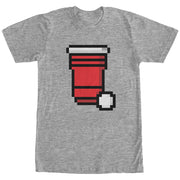 Men's Lost Gods Pixel Cup  Adult T-Shirt