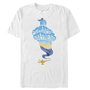 Men's Aladdin Genie Greatness Summoned  Adult T-Shirt