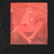 Men's Marvel Spider-Man: No Way Home Red Poster  Adult T-Shirt